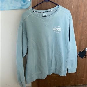 Long sleeve mint sweatshirt from pink